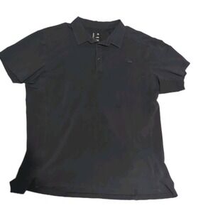 Arc'teryx Black Captive SS Polo Shirt Men's XXL Stretch Performance Short Sleeve